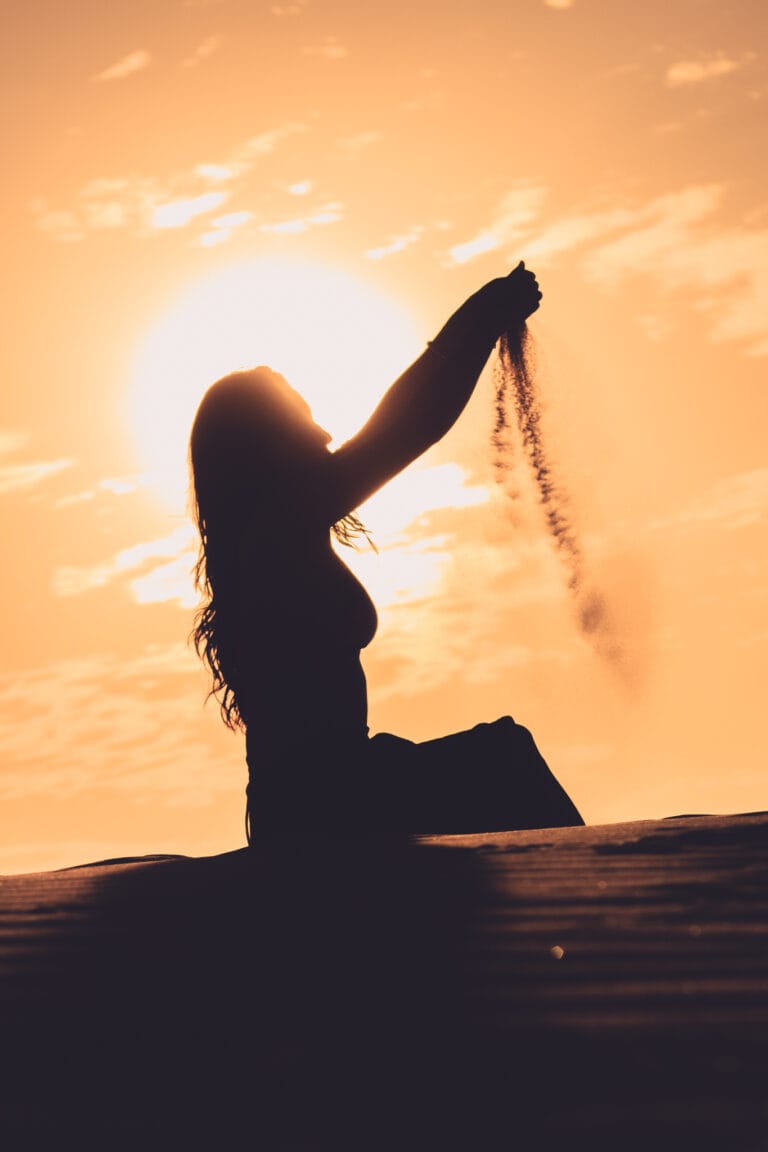 Creative Portraits made in Gold Coast in the sunset