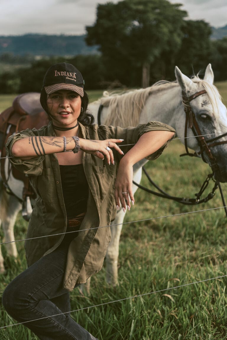 Creative Portraits made in Gold Coast of a woman with horses