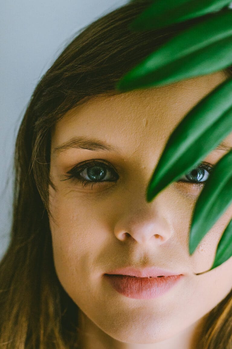 Creative Portraits made in Gold Coast in detail of a blue eye