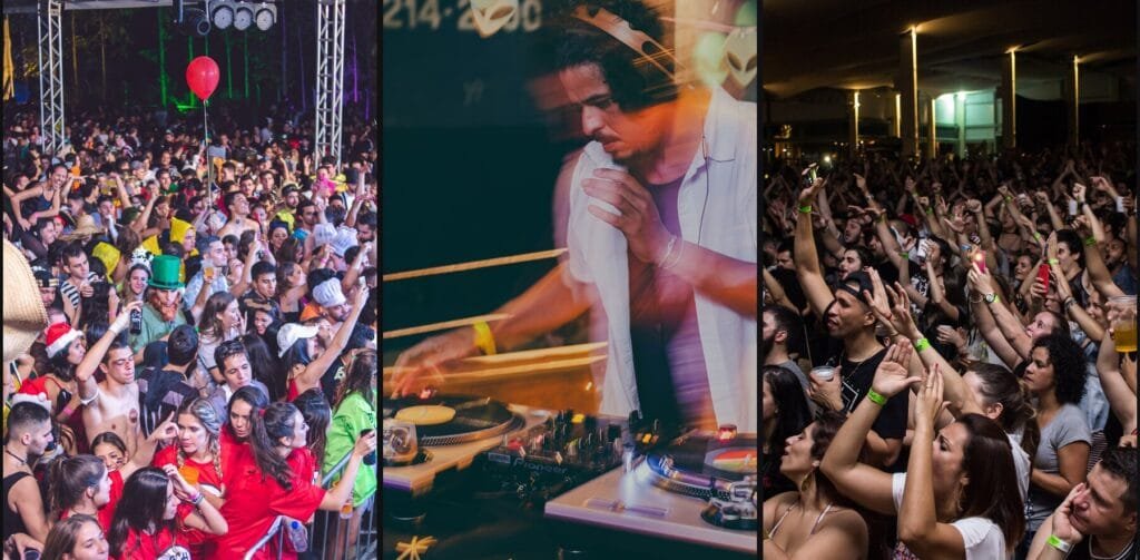 Crowd, festival and DJ at events, event photography and video in Gold Coast