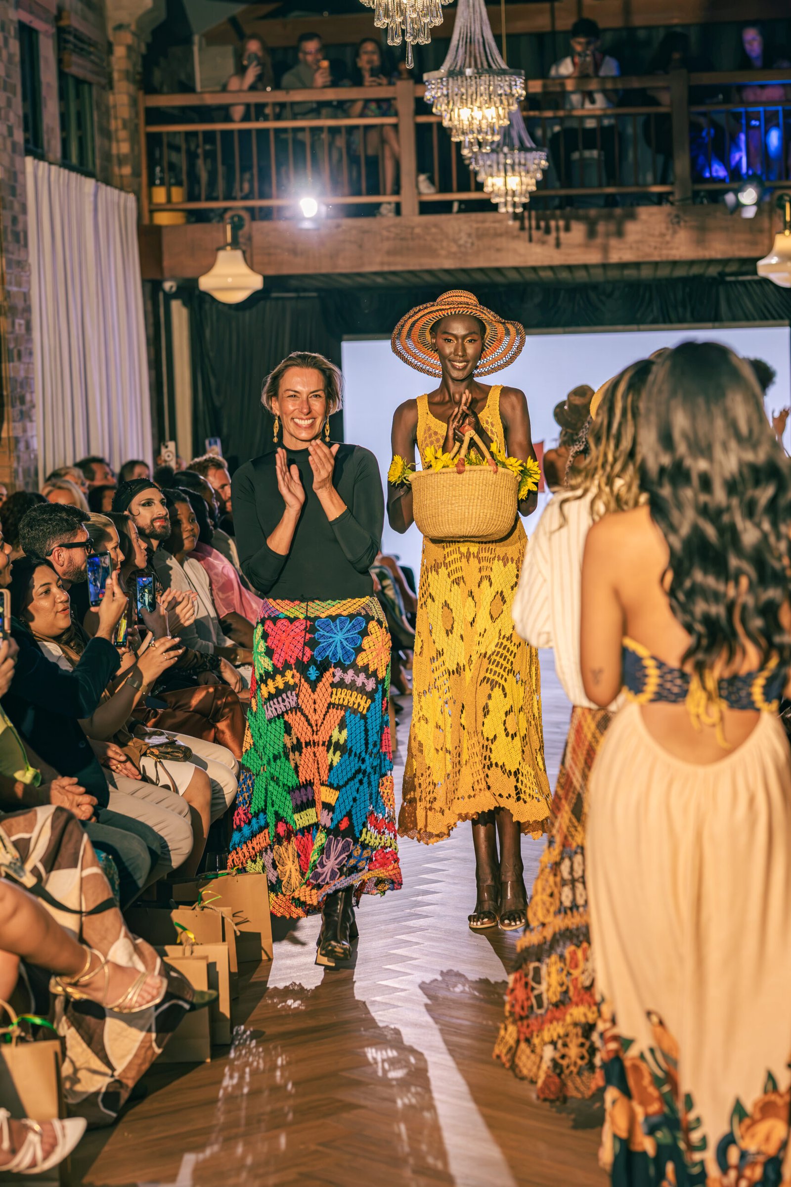 Runway and audience at Brazil Week Fashion Day, Brisbane